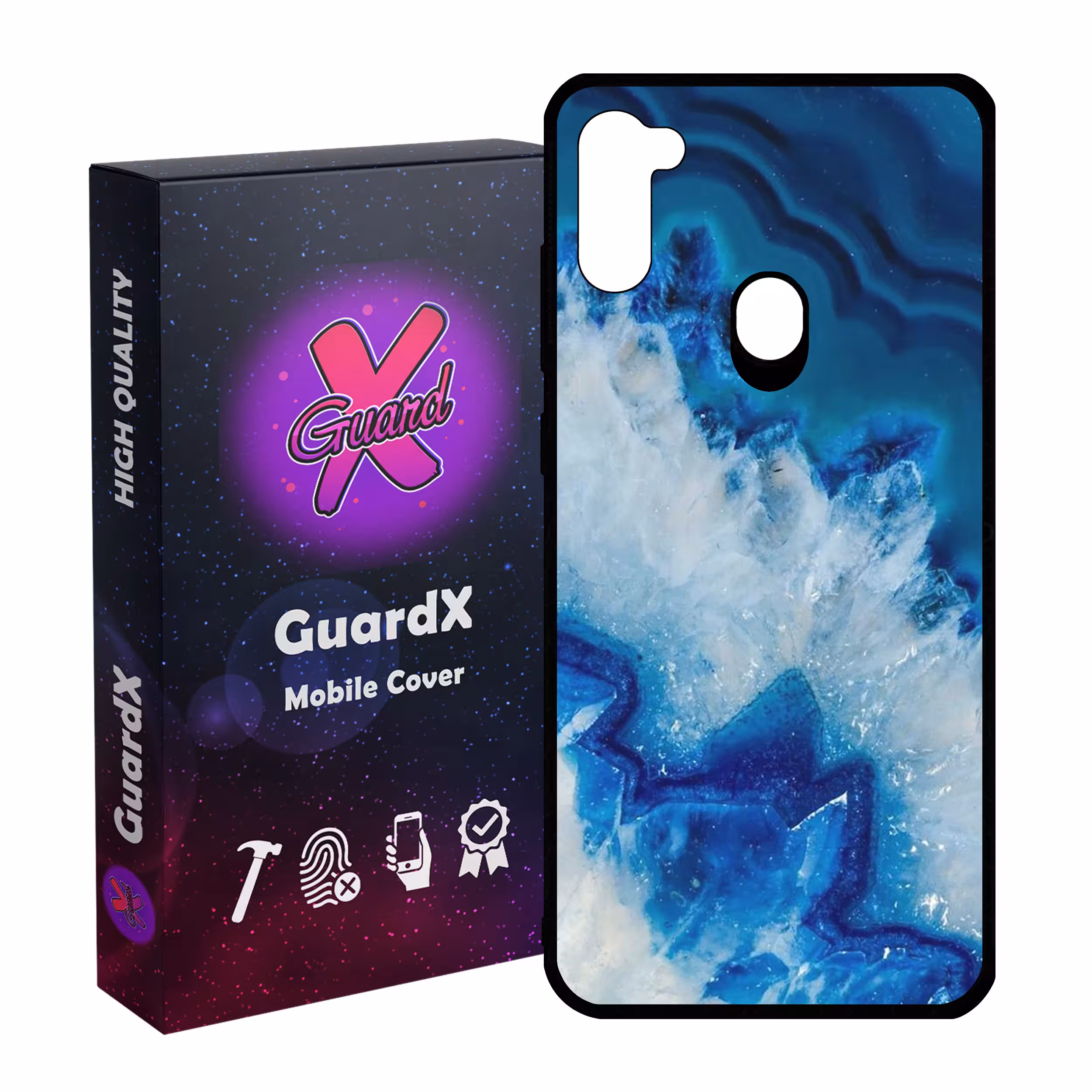 کاور گارد ایکس طرح Blue مدل Glass10407 مناسب برای گوشی موبایل سامسونگ Galaxy A11