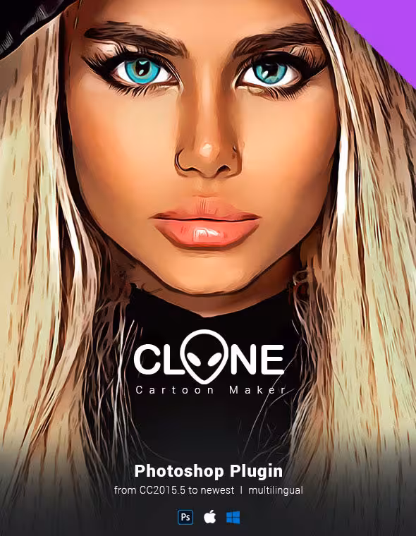 دانلود پلاگین فتوشاپ Cartoon Maker – Clone