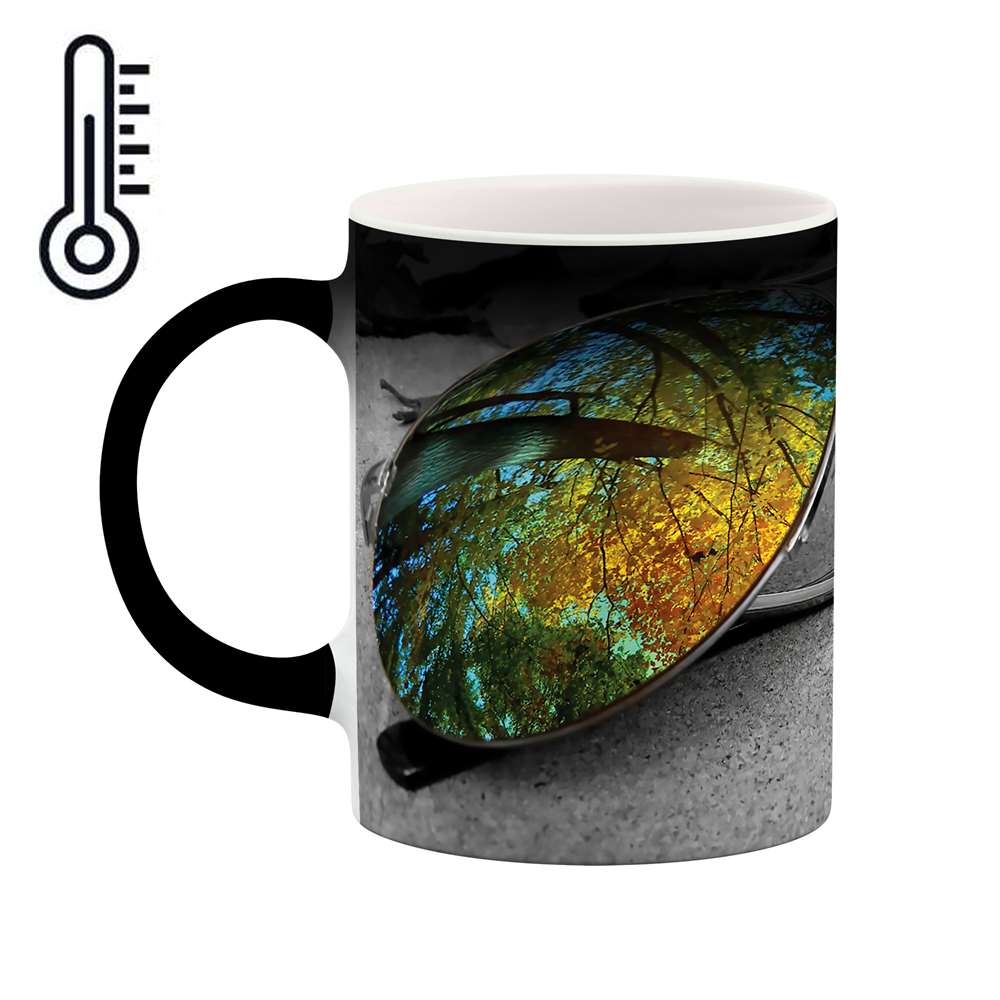 ماگ حرارتی طرح عینک مدل mgh01992