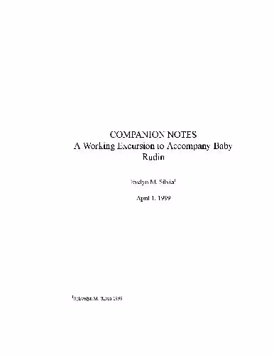 خرید و دانلود نسخه کامل کتاب Companion to Rudin's Principles of analysis