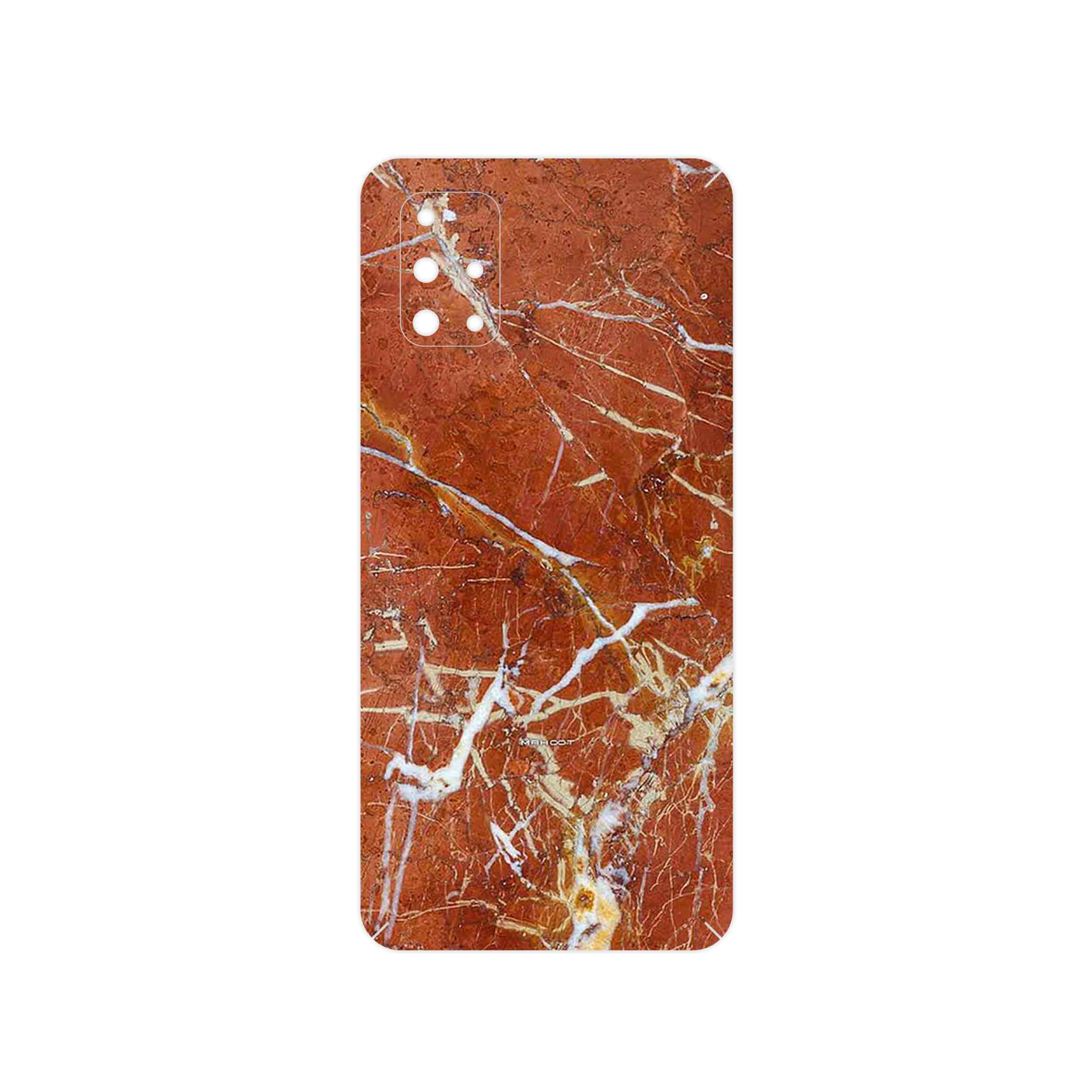 برچسب پوششی ماهوت مدل Red Marble مناسب برای گوشی موبایل سامسونگ Galaxy M31S
