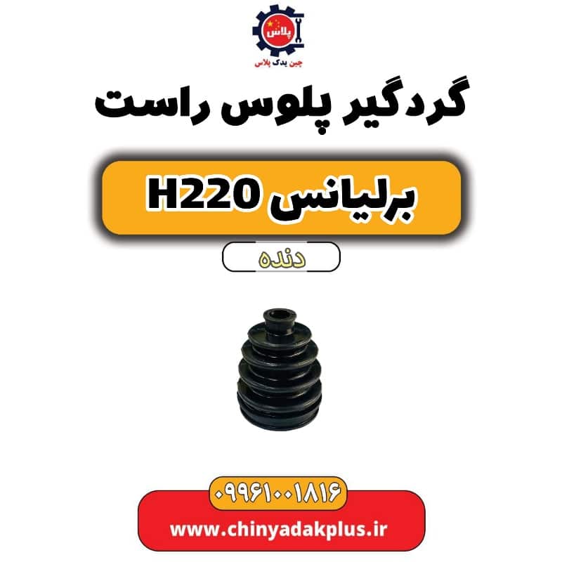 گردگیر پلوس راست برلیانس h220 دنده ای