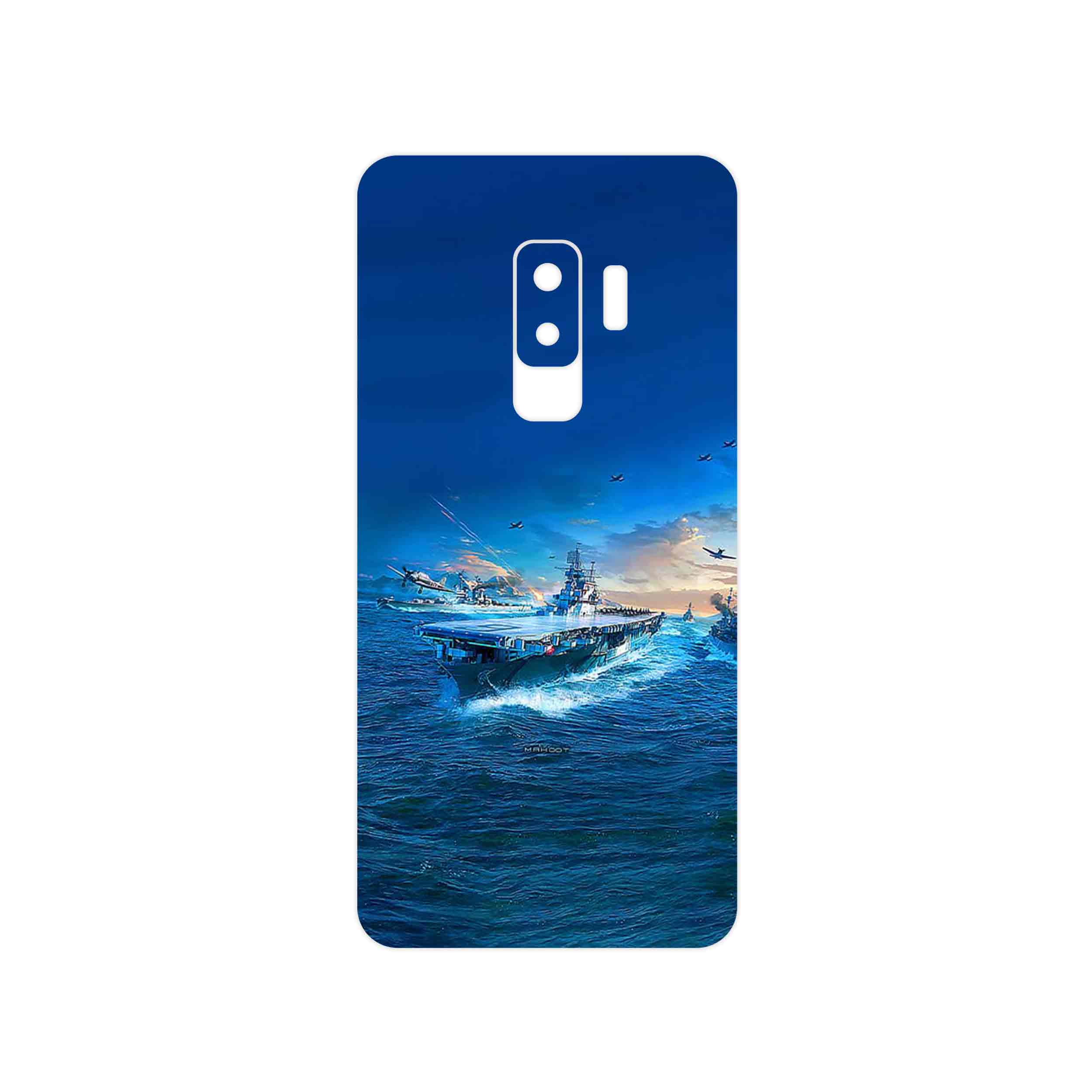 برچسب پوششی ماهوت مدل Warship مناسب برای گوشی موبایل سامسونگ Galaxy S9 Plus