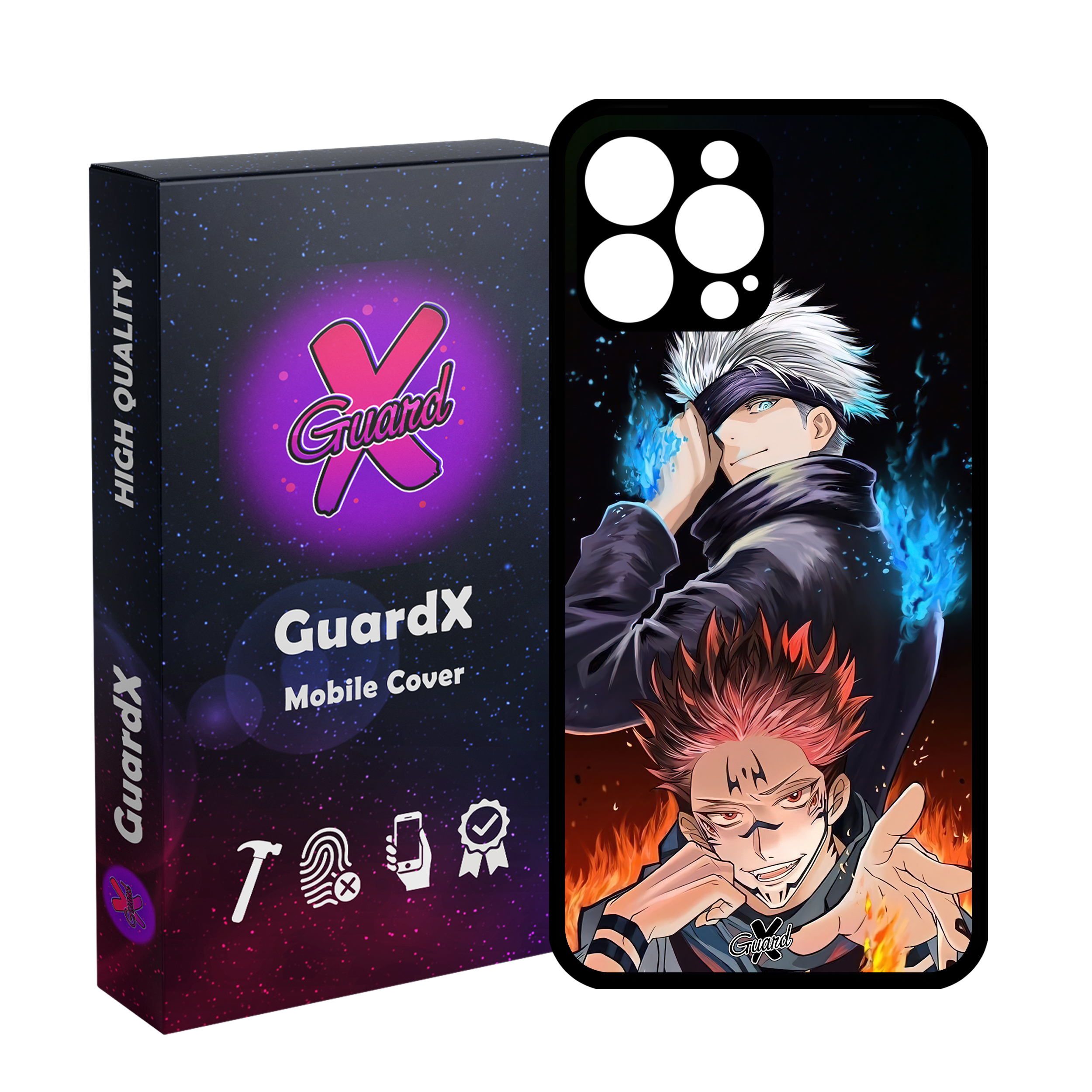 کاور گارد ایکس طرح جوجوتسو کایسن انیمه مدل Glass10572 مناسب برای گوشی موبایل اپل iPhone 12 Pro Max