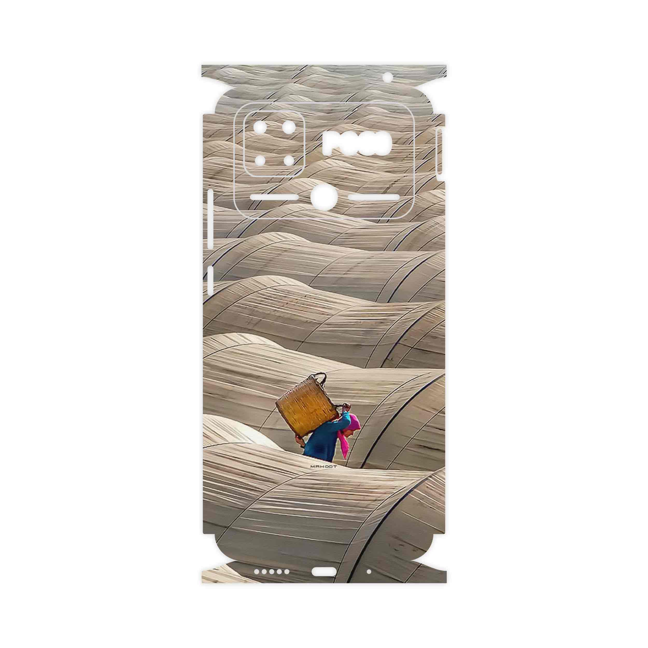 برچسب پوششی ماهوت مدل Strawberry Greenhouses-FullSkin مناسب برای گوشی موبایل شیائومی Poco C40