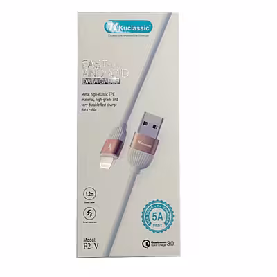 کابل USB به لایتنینگ كوكلاسيك مدل F2-V طول 1 متر