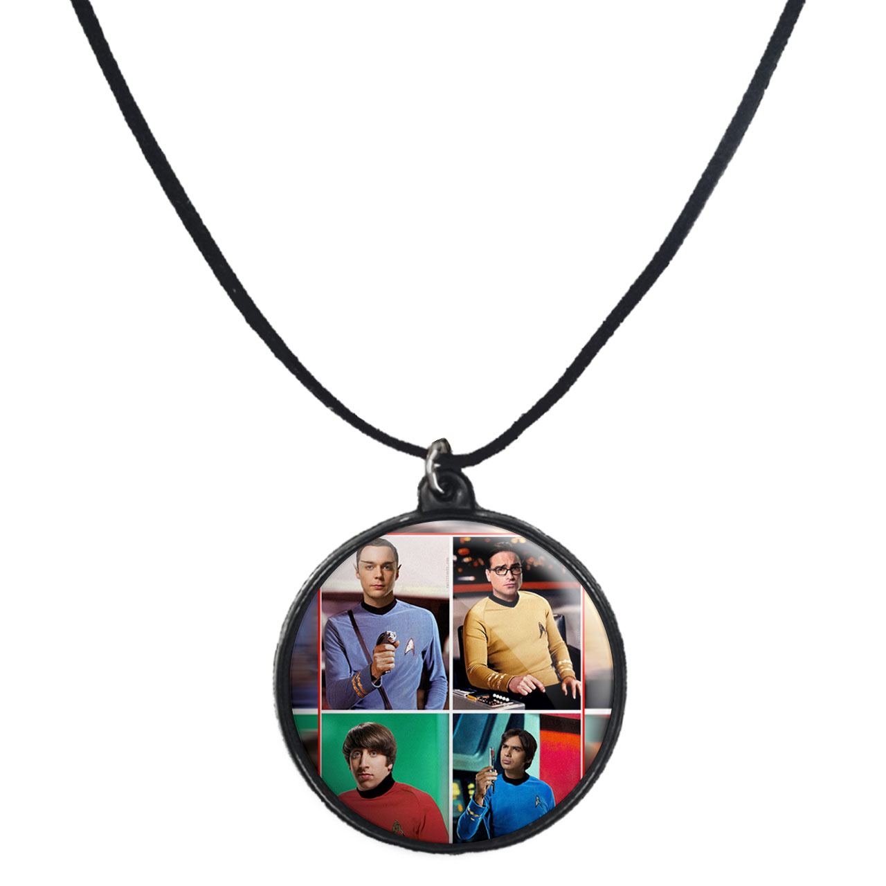 گردنبند پرمانه طرح big bang theory کد pmb.14236 مدل دو طرفه