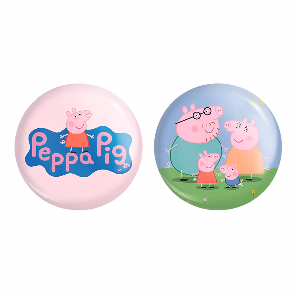 پیکسل خندالو مدل خانواده پپا پیگ انیمه پپاپیک Peppa pig کد 2206122070 مجموعه 2 عددی