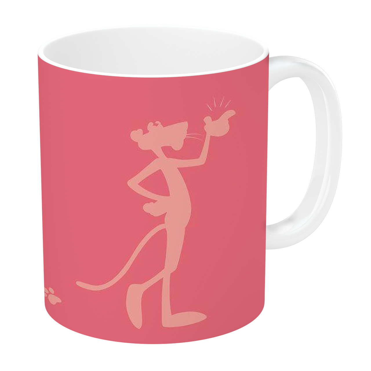 ماگ طرح پلنگ صورتی مدل NI896