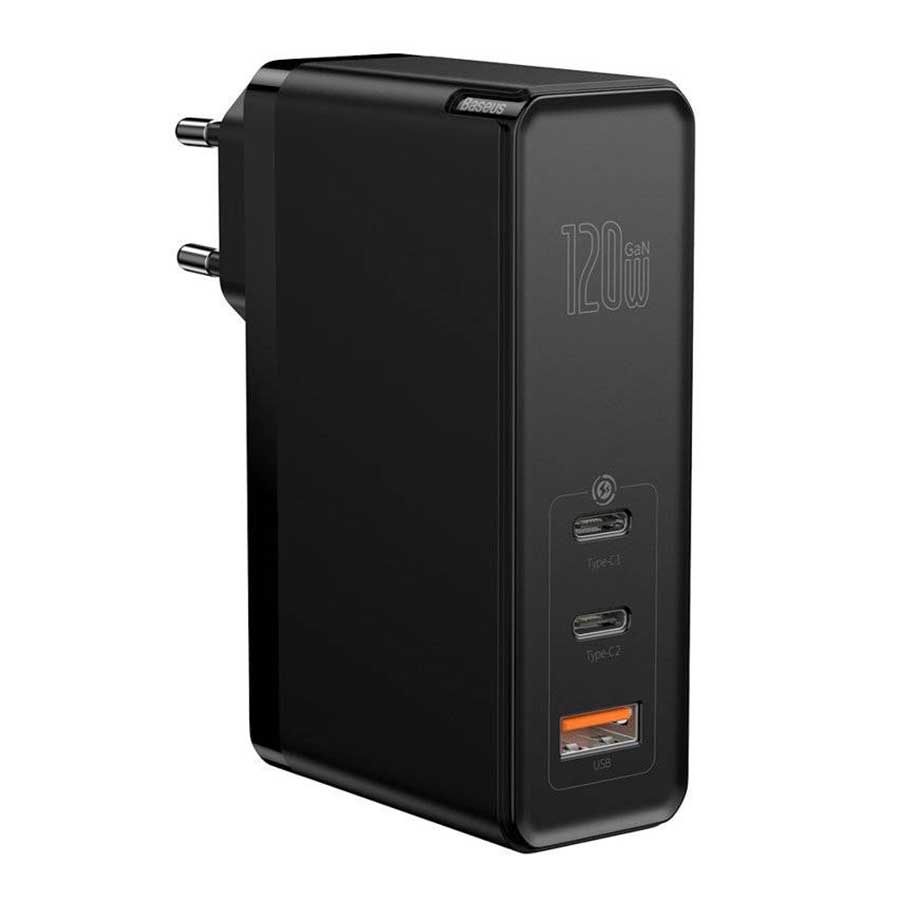 قیمت و خرید شارژر دیواری بیسوس مدل GaN Mini CCGAN-J01 120W | یاس ارتباط