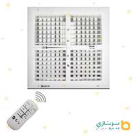 دریچه کولرریموت دار برنازی مربع چهارشبکه سایز 60در 60  (گارانتی 60ماهه برنازی سر