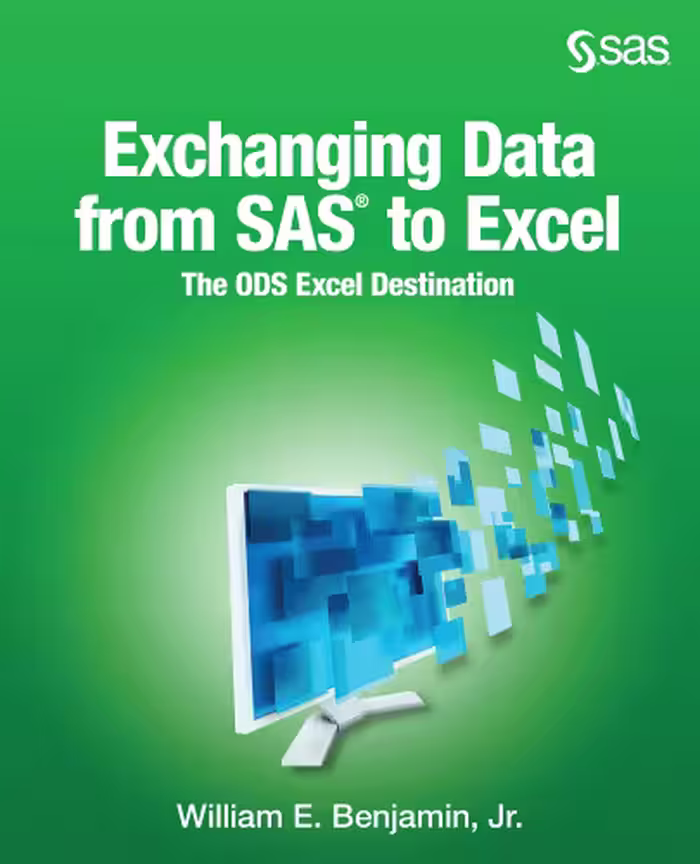 خرید و دانلود نسخه کامل کتاب Exchanging Data From SAS to Excel: The ODS Excel Destination