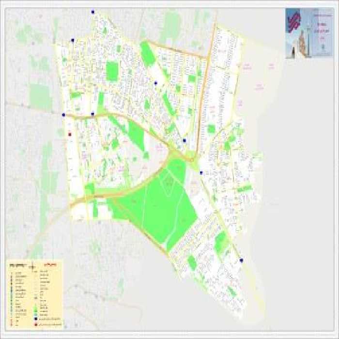 دانلود نقشه اتوكد منطقه 15 تهران بصورت قطعه بندي