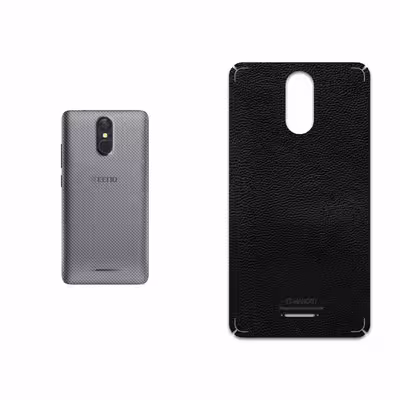 برچسب پوششی ماهوت مدل Black-Leather مناسب برای گوشی موبایل تکنو WX3F LTE