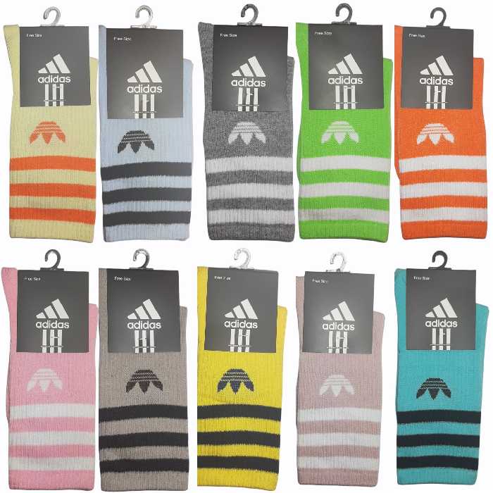 جوراب زنانه و مردانه فیری سایز مدل calssic quality مجموعه ده عددی ده رنگ