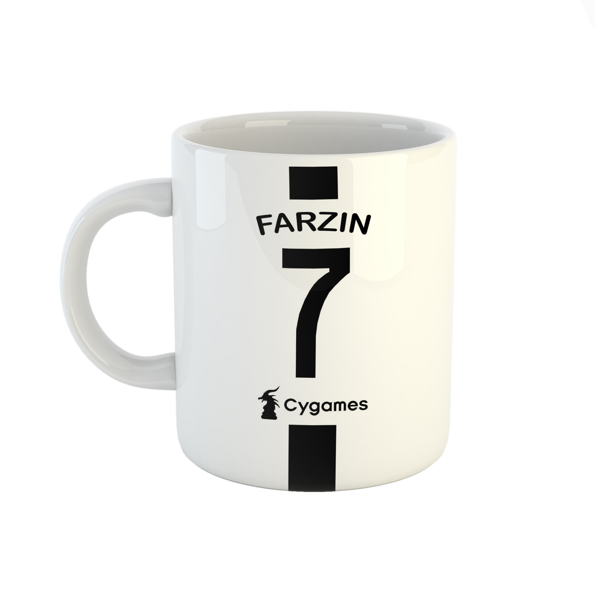 ماگ طرح اسم فرزین مدل یوونتوس کد 875