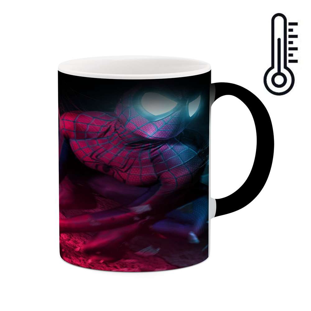 ماگ حرارتی طرح مردعنکبوتی مدل mgph13797