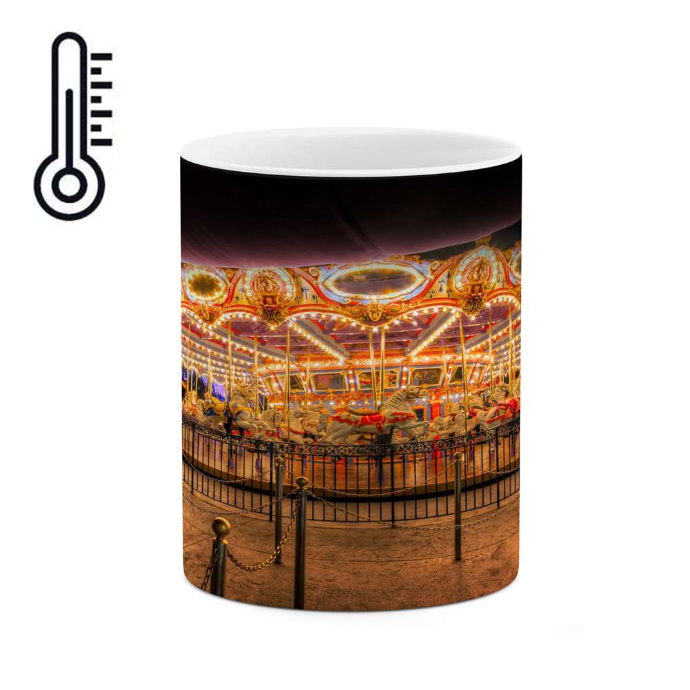 ماگ حرارتی کاکتی طرح شهربازی مدل mgh15677