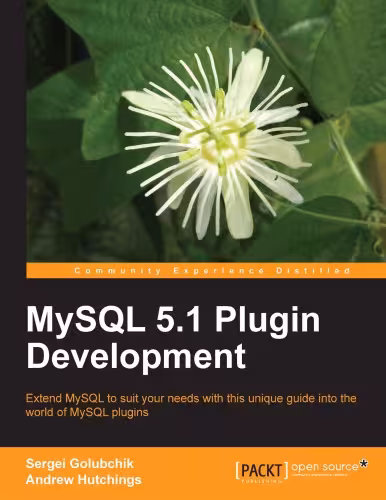 خرید و دانلود نسخه کامل کتاب MySQL 5.1 plugin development