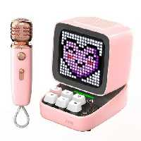 خرید اسپیکر بلوتوثی Divoom DITOO MIC Pink با بهترین قیمت