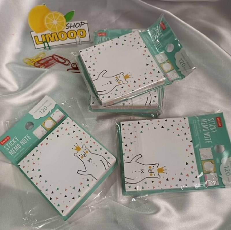 استیک نوت 120 برگ فانتزی حیوانات درجه یک