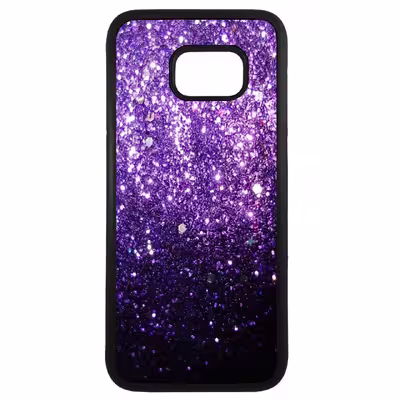 کاور طرح جرقه های بنفش کد 11054094042 مناسب برای گوشی موبایل سامسونگ galaxy s7 edge