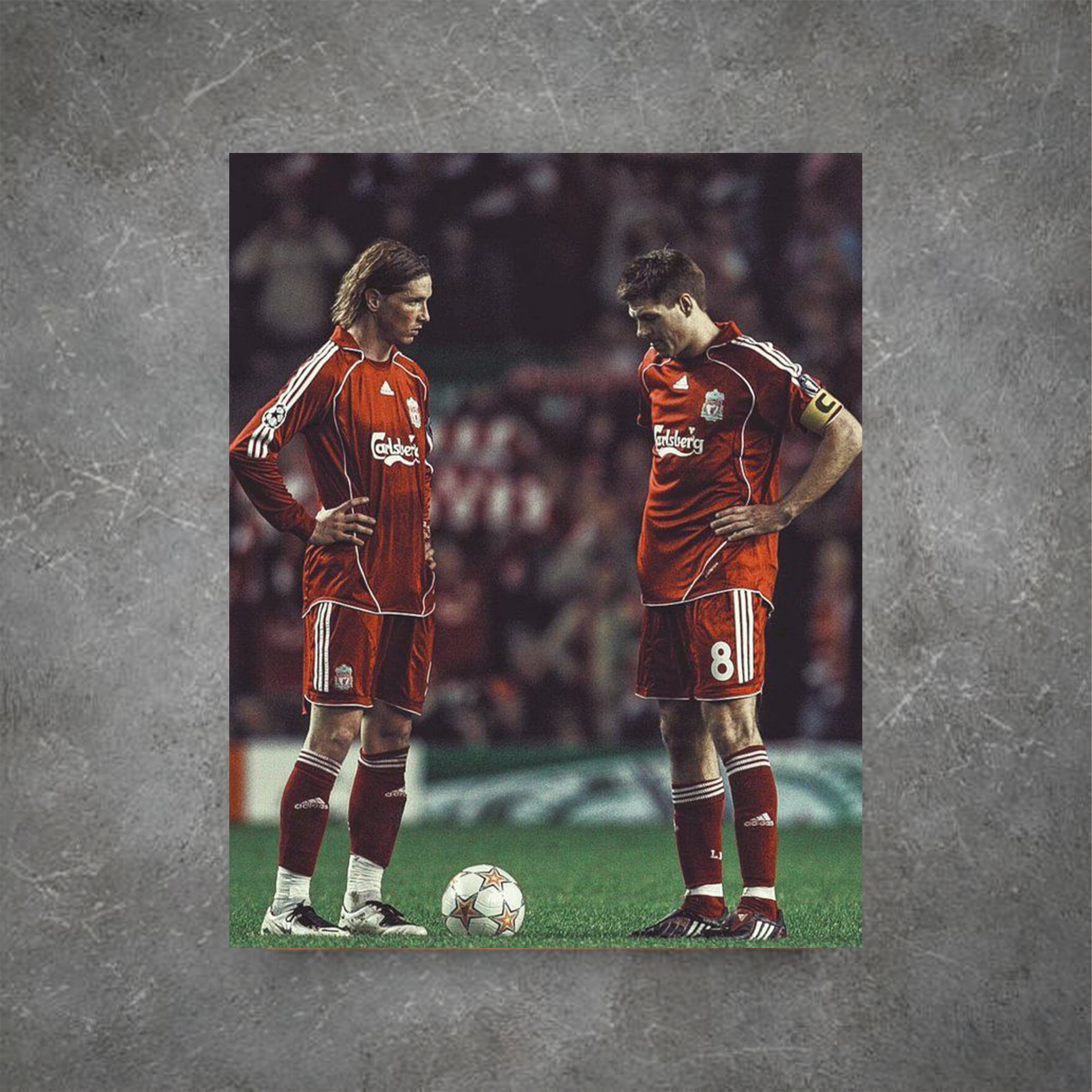 تابلو شاسی طرح پوستر ورزشی مدل استیون جرارد کد FS39