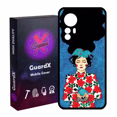 کاور گارد ایکس طرح Girl مدل Glass10137 مناسب برای گوشی موبایل شیائومی Mi 12/Mi 12X/Mi 12S