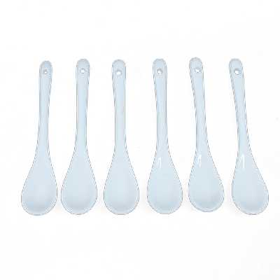 قاشق ادویه سرامیکی کد 13 بسته 6 عددی
