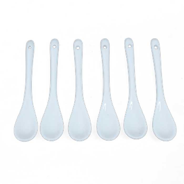 قاشق ادویه سرامیکی کد 13 بسته 6 عددی