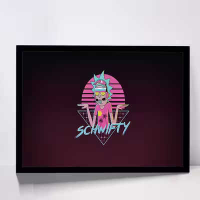 تابلو مدل rick and morty  کد F-15027