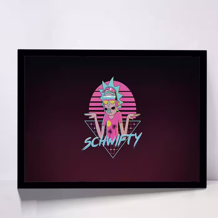 تابلو مدل rick and morty  کد F-15027