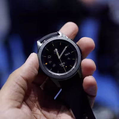 برچسب ماهوت طرح Gloss-Transparent مناسب برای ساعت هوشمند سامسونگ Galaxy Watch 42mm