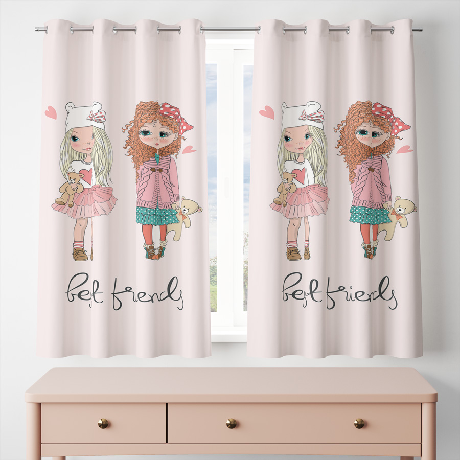 پرده مدل مخمل پانچی کد 8448 سایز 200x140 سانتی متر 