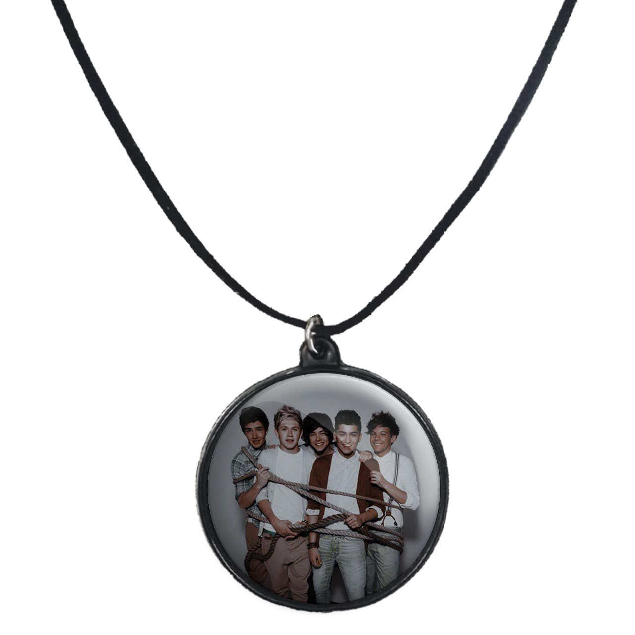 گردنبند پرمانه طرح One Direction کد pmb.13518 مدل دو طرفه