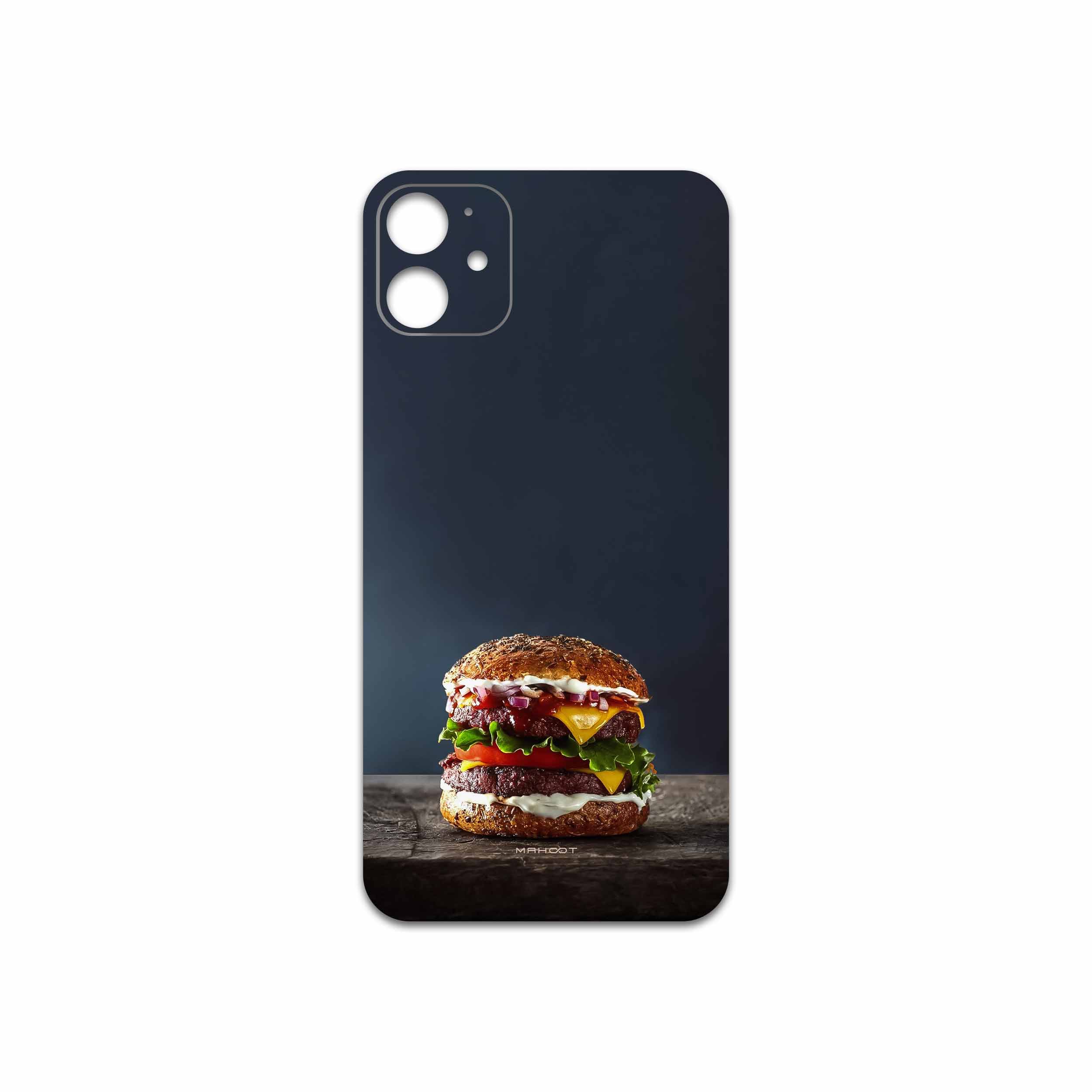برچسب پوششی ماهوت مدل Hamburger مناسب برای گوشی موبایل اپل iPhone 11