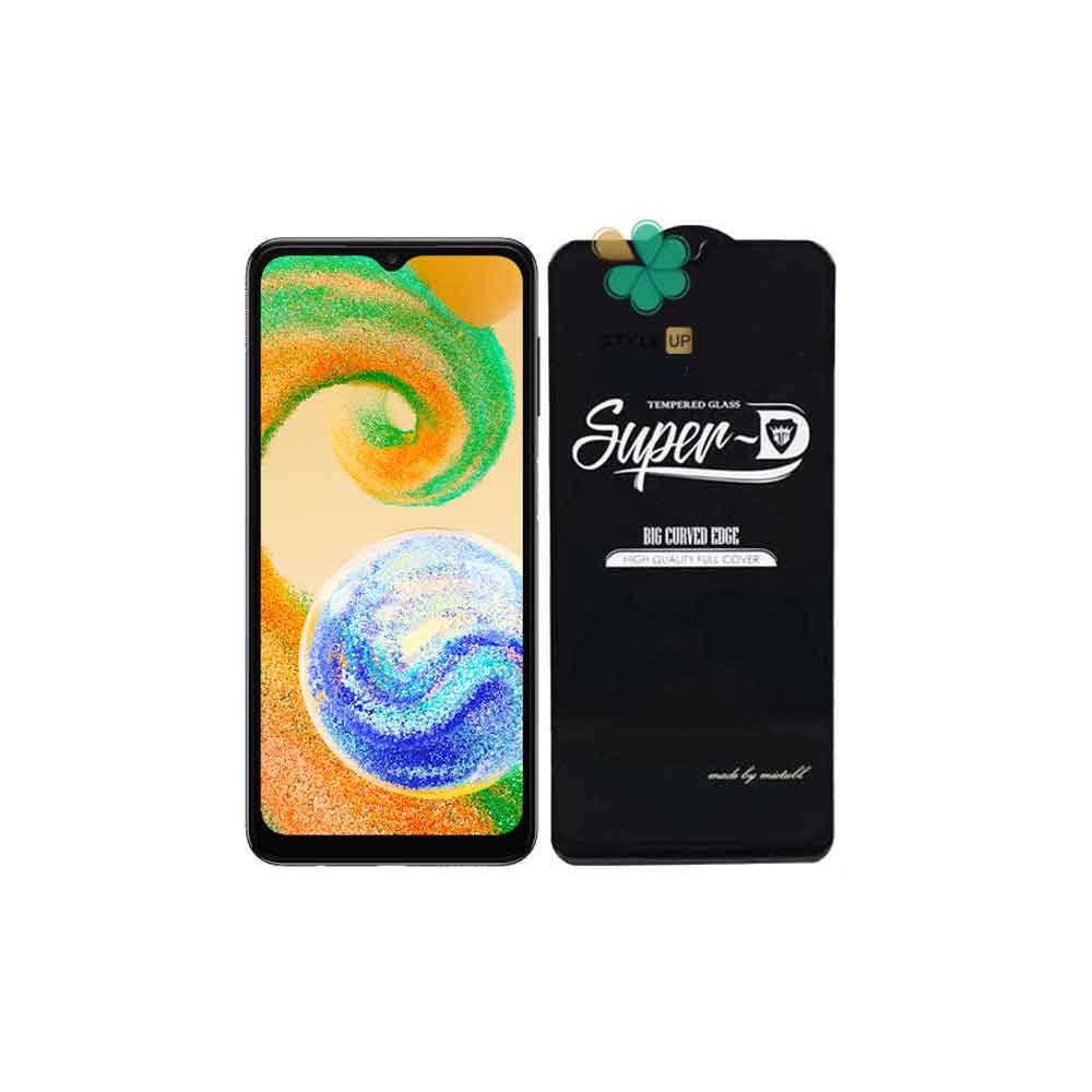 گلس گوشی سامسونگ Samsung Galaxy M04 تمام صفحه Super D
