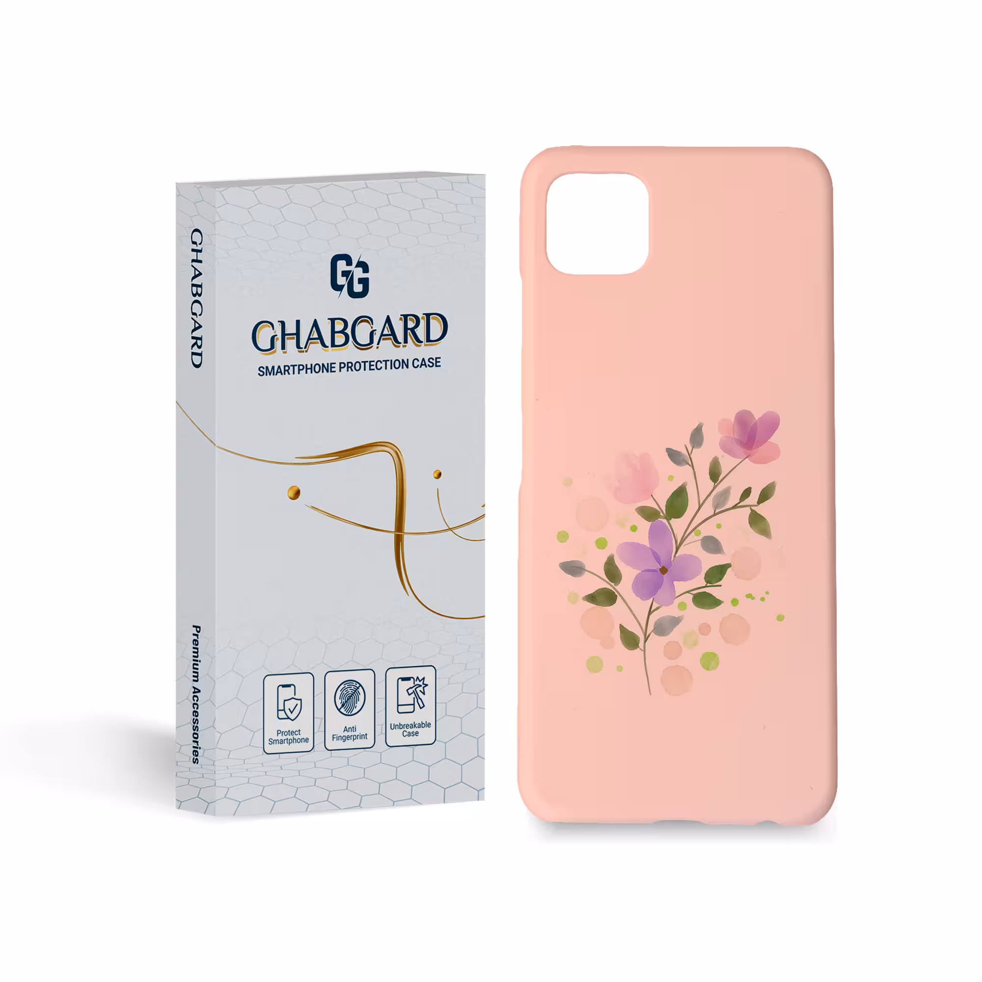 کاور قاب گارد مدل گل مناسب برای گوشی موبایل سامسونگ Galaxy A22 5g