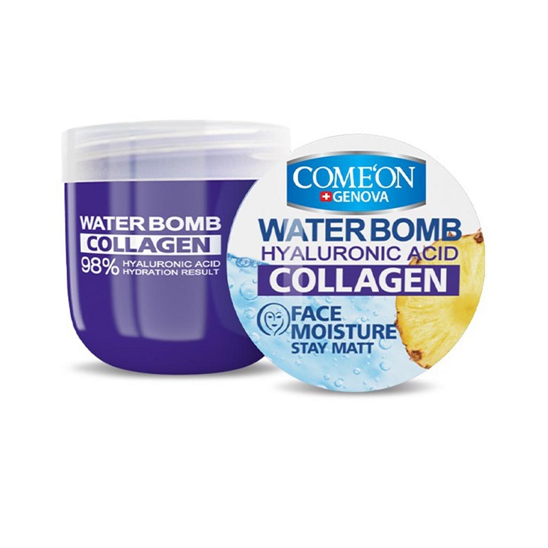 کرم آبرسان صورت و بدن کامان مدل collagen حجم 200mL