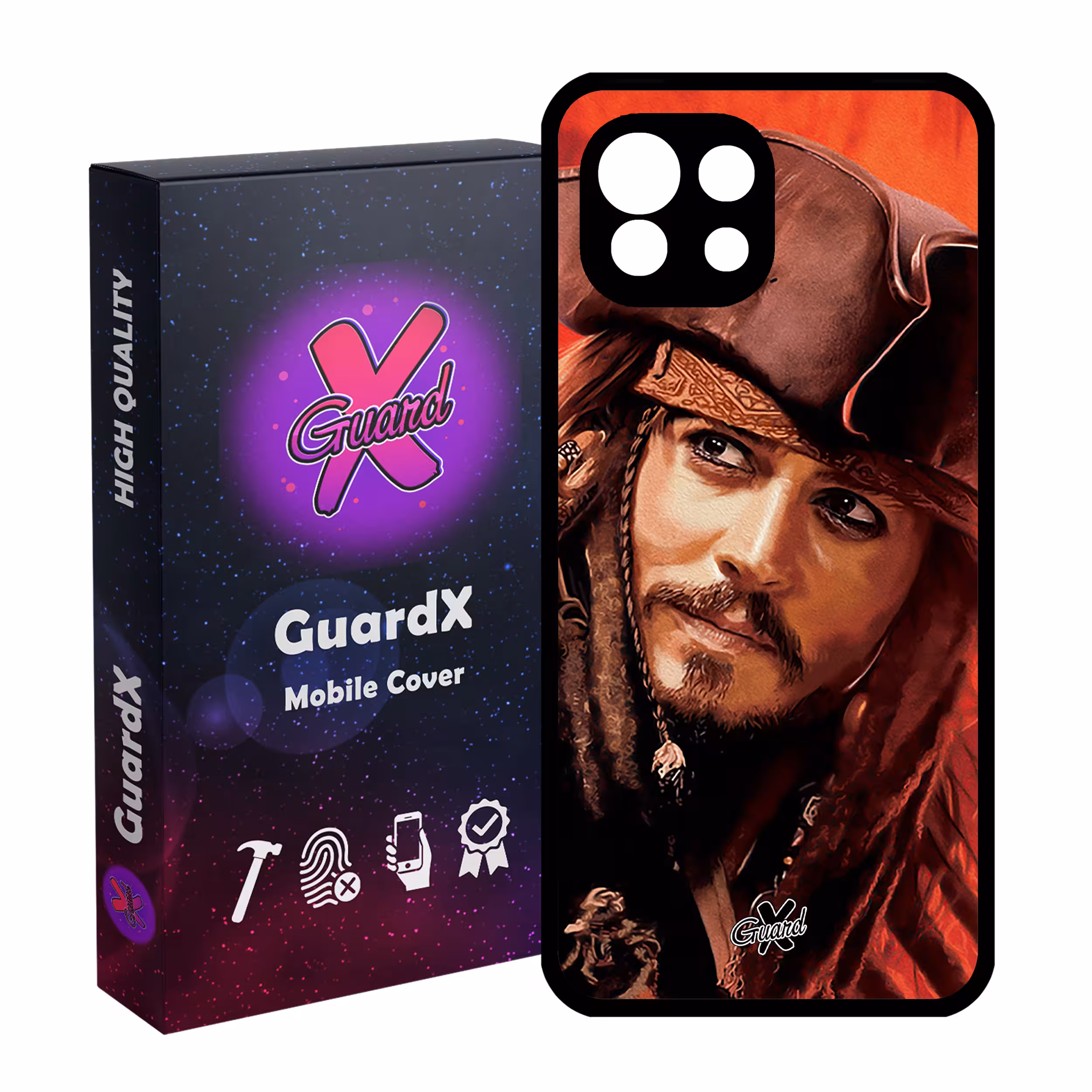 کاور گارد ایکس طرح Johnny Depp مدل Glass10205 مناسب برای گوشی موبایل شیائومی Mi 11 Lite
