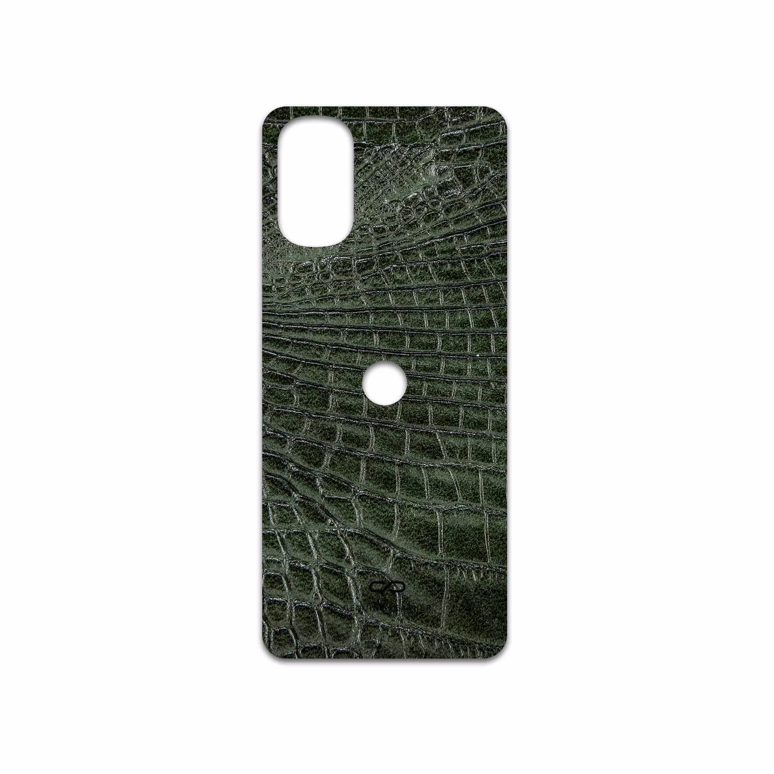برچسب پوششی ماهوت مدل Green-Crocodile-Leather مناسب برای گوشی موبایل موتورولا Moto E32s