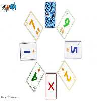 Educational card number by Mava