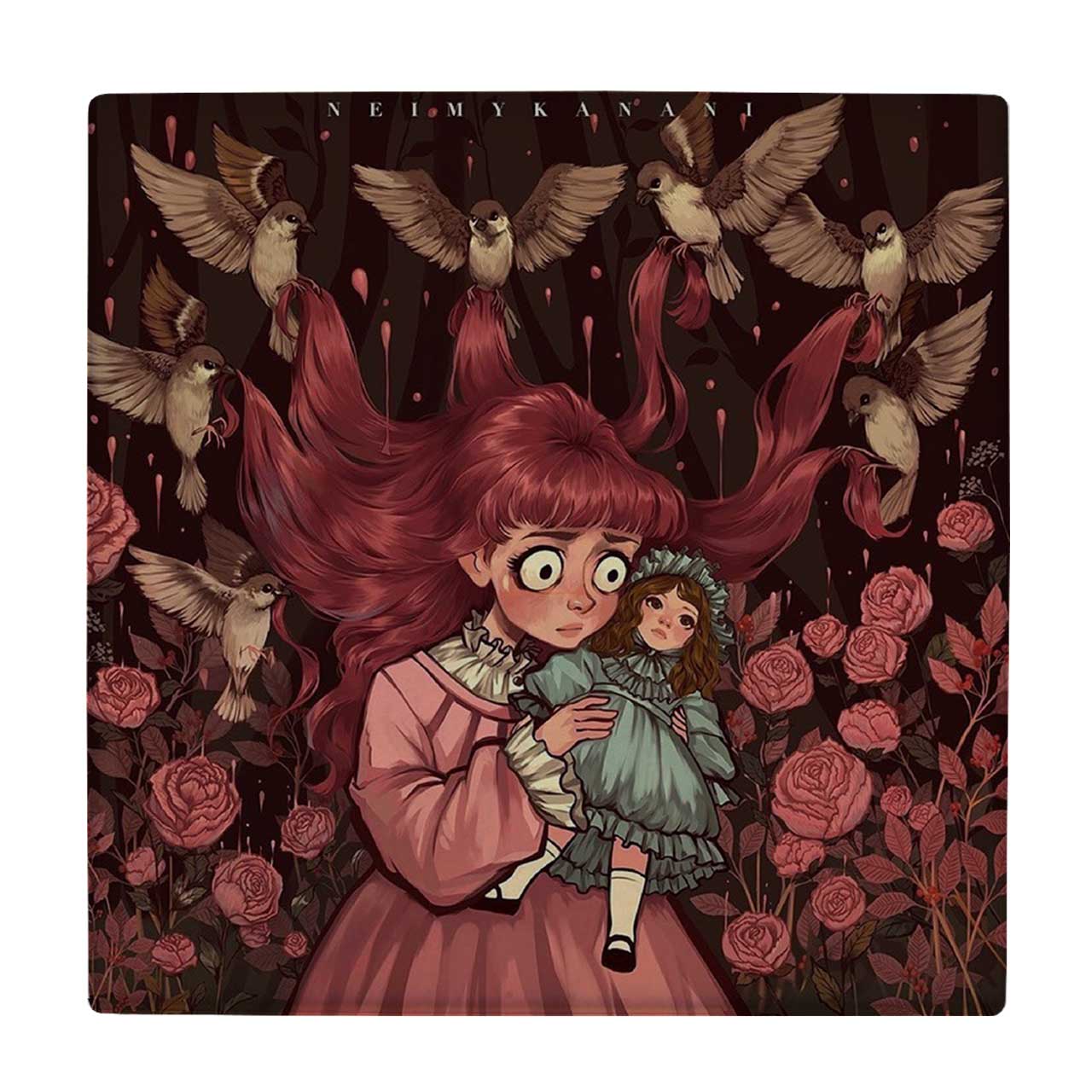  زیر لیوانی طرح دختر و عروسک کد    3454279_1268