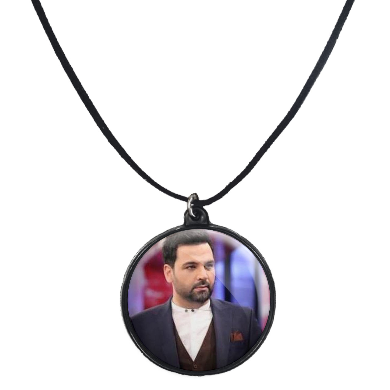 گردنبند پرمانه طرح احسان علیخانی کد pmb.20793 مدل دو طرفه