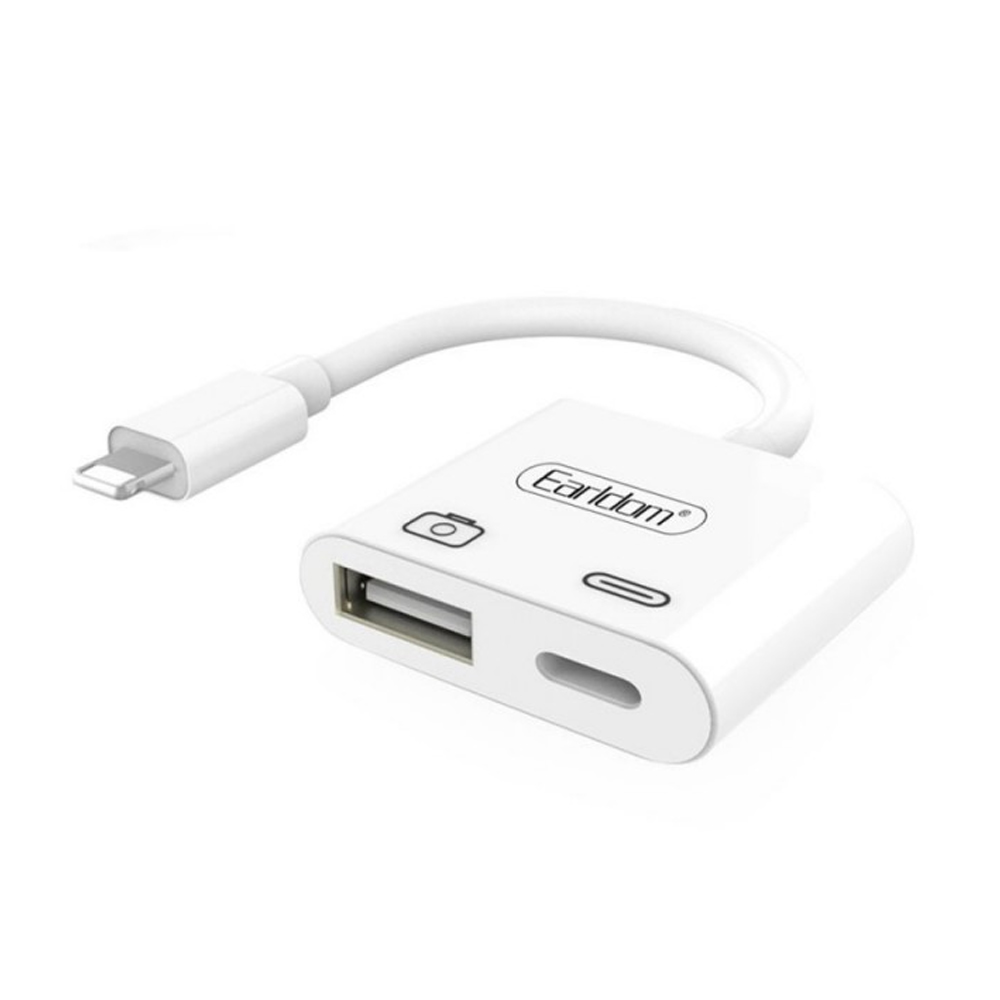 مبدل USB به لایتنینگ ارلدام مدل ET-OT43