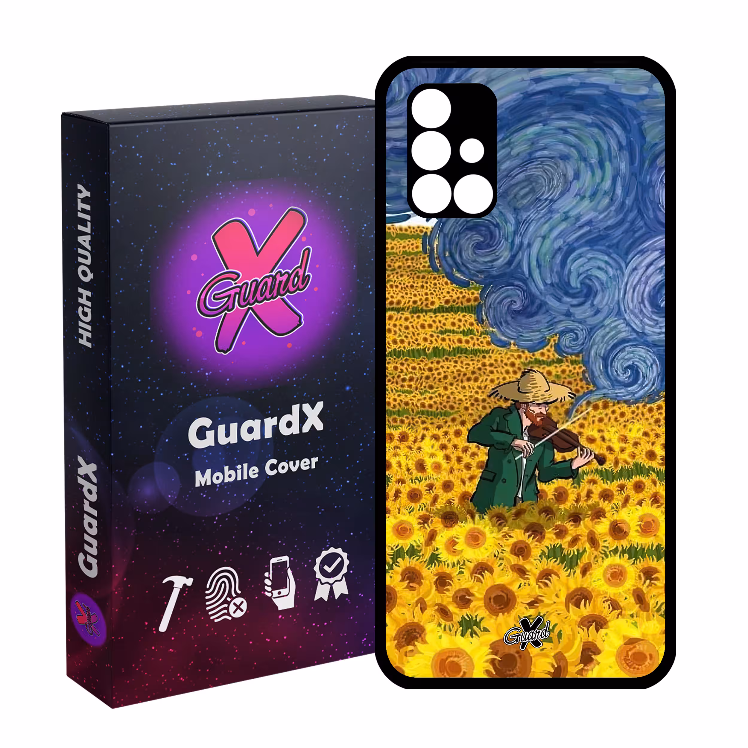 کاور گارد ایکس طرح Art مدل Glass10580 مناسب برای گوشی موبایل سامسونگ Galaxy A51 5G