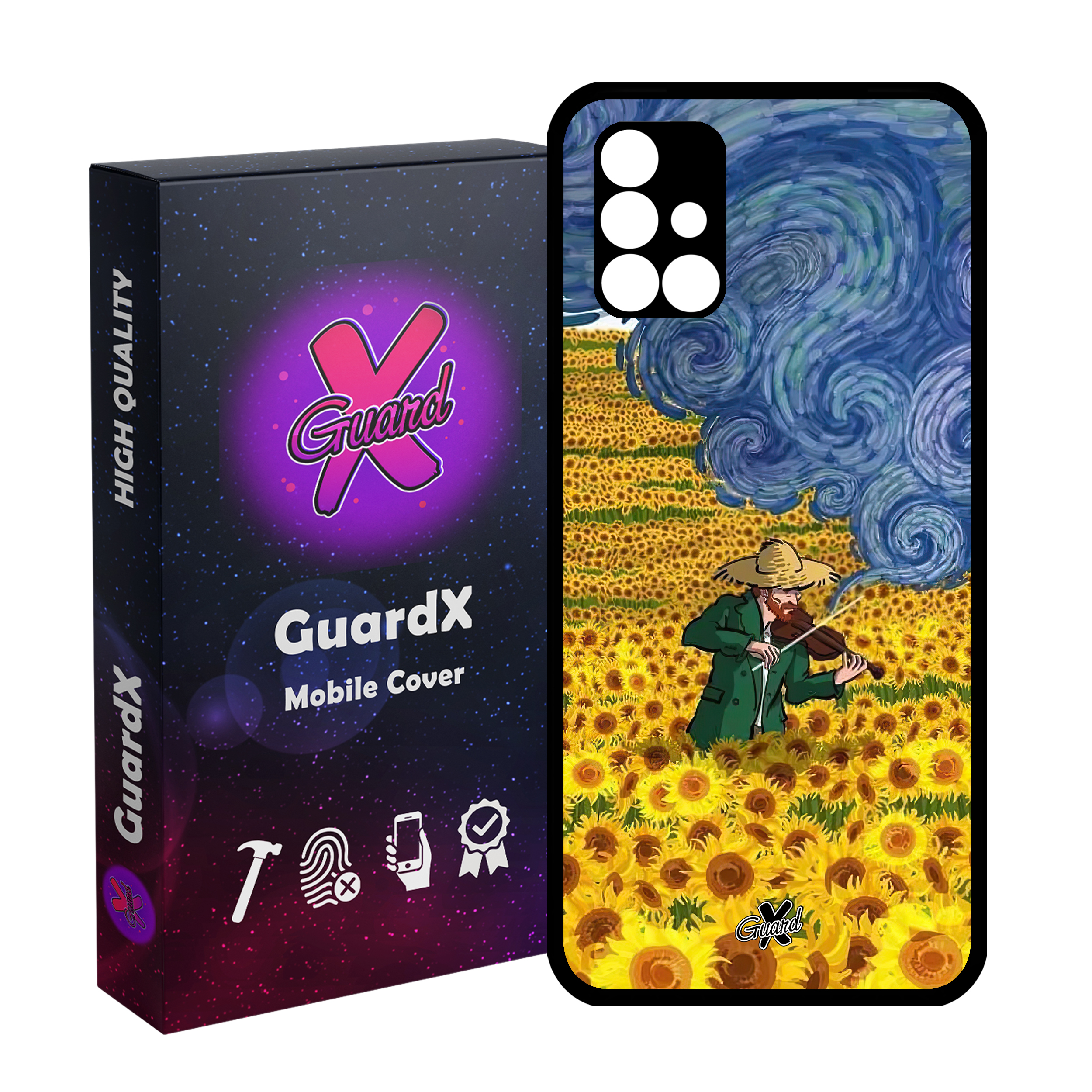 کاور گارد ایکس طرح Art مدل Glass10580 مناسب برای گوشی موبایل سامسونگ Galaxy A51 5G