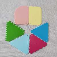 لیسه پتینه رنگی پلاستیکی 6 عددی