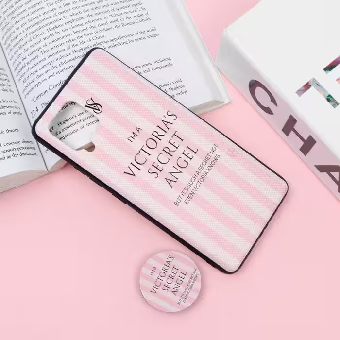 کاور طرح دخترانه کد 740 مناسب برای گوشی موبایل سامسونگ Galaxy A42 به همراه پاپ سوکت