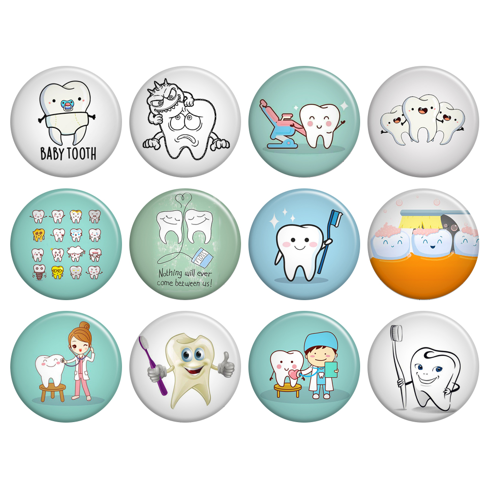 پیکسل گالری باجو طرح دندان و دندانپزشکی کد 32 مجموعه 12 عددی